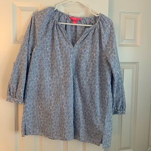 EUC Lilly Pulitzer Eyelet Top